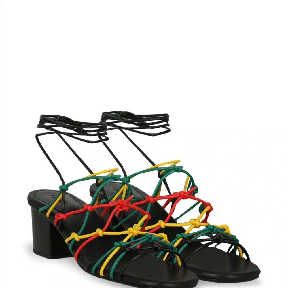 Chloe leather straps sandals